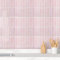 COMSTICKC Piastrelle Adesive Cucina Bagno Rosa - Mattonelle Adesive Cucina, 10 Pezzi Murali 3D Autoadesivo Cucina Decorativi, Impermeabili e Facili da Pulire(30,5x30,5cm)