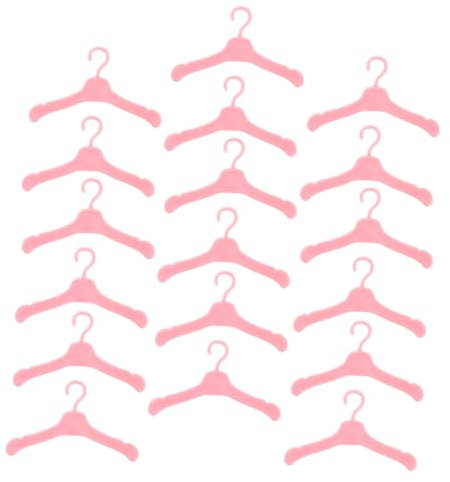 ORFOFE Puppenhaus-Garderobe – 60 Mini-kleiderbügel Aus Metall – Platzsparende Schrank-Organizer Für Puppenkleidung