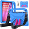RollinCase Funda Infantil para Lenovo Tab Tablet 10.1 Pulgadas 2025 (TB-311FU/TB-311XU), Ligera a Prueba de Golpes, con asa Infantil y Correa para el Hombro, Azul