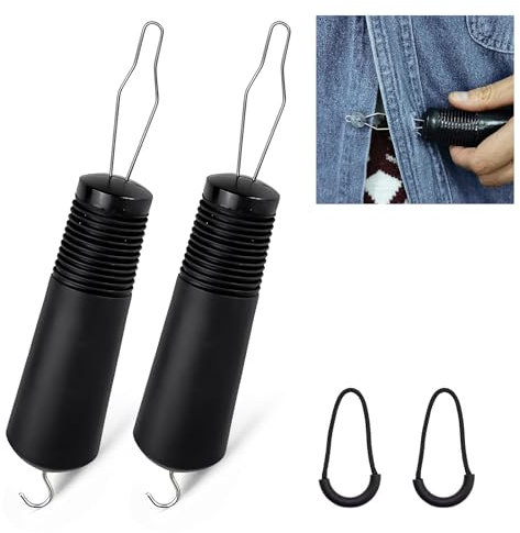 2 Pieces Button Hook,Zip Puller Aid One Hand Buttons Aids Button,for Seniors Arthritis Limited Dexterity Weak Hands