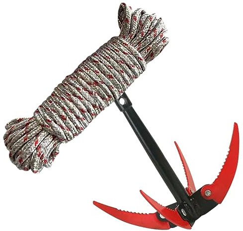 HEMOTON Râteau Étang Aquatique Outil Arrachage De Débris Pliable Et Portable Acier Inoxydable pour Nettoyage De Bassin Et Débroussaillage