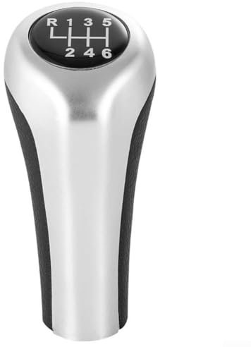 Auto Schaltknauf 6 Gang Schalthebel für BMW Kompatibel mit 3er 5er 6er Serie E36 E46 E90 E91 E92 E93 E39 E60 E61 E63 X3 E83 X5