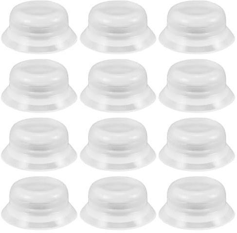 SHINEOFI 12 Pièces Joint De Vannes À Flotteur pour Autocuiseur Bouchons De Scellage De Remplacement Accessoires pour Couvercle Joint en Silicone Flexible pour Cuisson Sûre