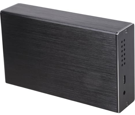 YIGZYCN Double Bay Hard Drives Enclosure for 2.5inch HDDs USB3.0 40TB Capacity External HDDs Bay Aluminum Case Multimedia Storage Device