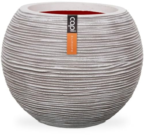 Capi kofi271 Nature Vase Ball Rib, elfenbeinfarben, 157,5 x 121,9 cm