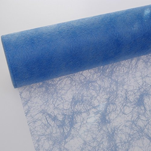 Sizoflor Tischband - 25 Meter Rolle + 300 Mini-Dekodiamanten Gratis Hellblau (30cm Breite, Hellblau)