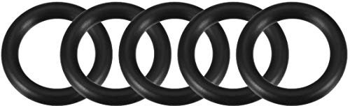 sourcing map 5 Stück Metrische Nitrilkautschuk O-Ringe Dichtungen 17 mm x 25 mm x 4 mm Gummidichtung Dichtungsring für Sahnespender Pumpe Schnellkupplung Ersatzdichtung Umfülladapter