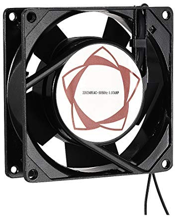 sourcing map Lüfter 92mm x 92mm x 25mm SF9225AT DC 220V/240V 0.07A Ärmel Lagerungen DE de