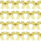 Weihnachtsbogen Band Bogen für Weihnachtsbaum, Weihnachtskranz, Geschenk Dekoration (Gold, Größe M, 72 Stück)