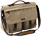 VASCHY Umhängetaschen Herren, Vintage Wasserabweisend Gewachste Leinwand 15,6 Zoll Laptop Aktentasche Dame Schultertasche Laptop-Taschen mit Gepolstertem Schultergurt
