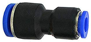 TOOLSTAR Luftschlauch-Armatur, 10 mm auf 8 mm, reduzierende, pneumatische Armaturen, Push-in-Schnellverschluss-Verbinder, pneumatische Werkzeuge für schnelles Verbinden von Luftleitungen (5 Stück)