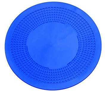 Dycem Antirutsch-Unterlage rund ca. 19 cm blau Antirutschmatte