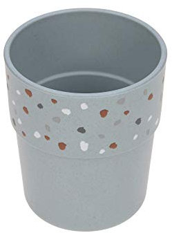 LÄSSIG Kinder Becher Trinkbecher Tasse Kindergeschirr ohne Melamin, BPA-frei, für Spülmaschine und Mikrowelle/Mug Tiny Farmer Sheep