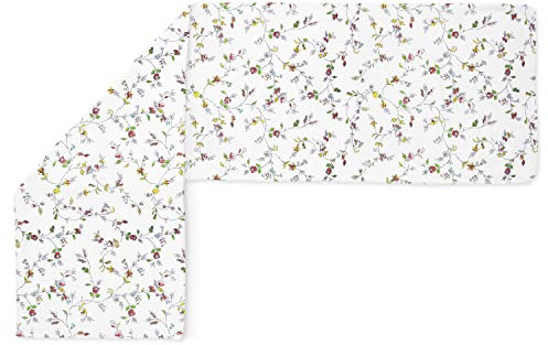 Amilian Seitenschläferkissen Bezug; Stillkissenbezug: ca. 150 x 40 cm für Lagerungskissen; 100% Baumwolle; Pillow Cover; Ersatzbezug; abnehmbar und waschbar Blumen Bunt