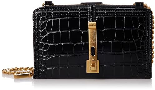 GUESS Women James Mini Girlfriend Xbody Bag, Schwarz