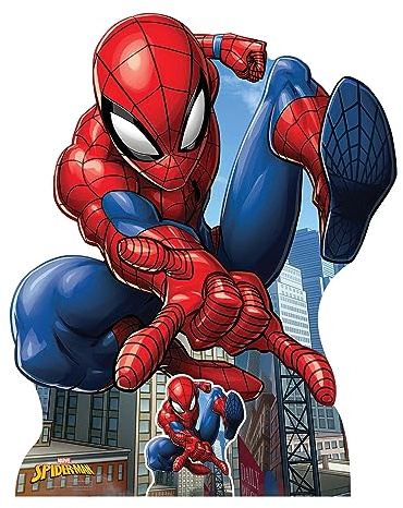 Star Cutouts SC4420 Spider-Man Pose Pappaufsteller mit Mini – perfekt für Marvel-Fans, Partys und Events