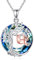 YAFEINI Faultier Kette S925 Sterling Silber Kristall Baum des Lebens Halskette Anhänger Faultier Schmuck Geschenke für Damen Mädchen