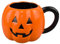 AYKHDS Taza de Halloween, taza de fantasma de calabaza, tazas de cerámica para fiestas temáticas, tazas de café de calabaza, taza decorativa para mujeres y hombres, bebidas (naranja)