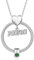 lorajewel Nana Halskette Personalisierte Namenshalskette mit Geburtsstein Silber/Gold Geschenk für Mutter Tochter Oma Frau (Silber-1)