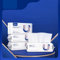 USTEL Lingettes douces et sèches pour le visage, 100 % USDA biosourcé, utilisation humide et sèche, serviette nettoyante pour peaux sensibles, soins des bébés, démaquillage, 60 carats
