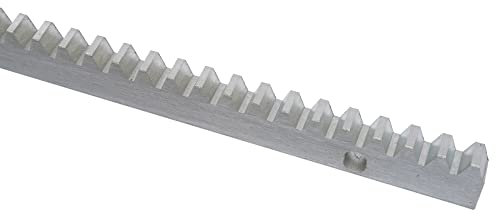 Puerta corredera industrial con cremallera con inserto de metal, abridor de puertas correderas, raíles en total 12 mm