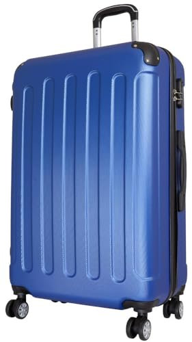 Warenhandel König Hartschalen Koffer Trolley Gronau - Farbe Blau - Gr. XL