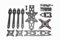 XYWOPO 215 Preset Shock Absorption Carbon Fiber Frame Kit 6MM Arm RC Drone Ersatzteile DIY Quadrocopter-Rahmenarme (Size : J5 frame)