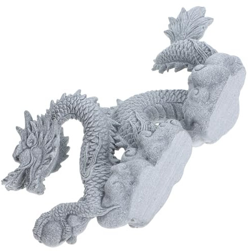 Cabilock Ornament Sandsteinstatue Für Garten Elegante Skulptur Drachestatuen Für Den Außenbereich
