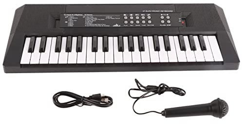Kids Keyboard Piano, Electronic Piano Keyboard, 37 Keys Rechargeable Piano Keyboard for 3 4 5 6 7 8 Years Old Boys and Girls