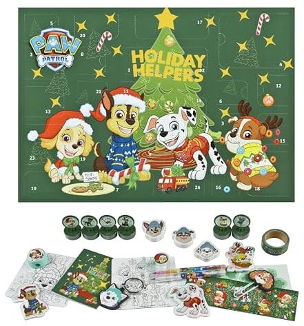 PPCT8027 - Undercover - Paw Patrol - Skye, Marshall, Chase Adventskalender für Kinder mehrfarbig