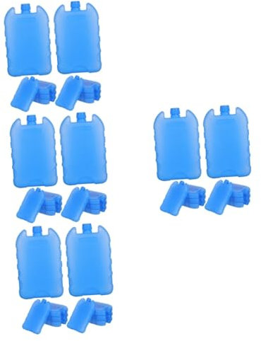 Alipis Paquets De 40 Pièces Boîte de congélation à chaîne du froid Boîte de glace Blocs de glace pour ventilateur briques de glace glacières pour glacière refroidissement des bacs à glace