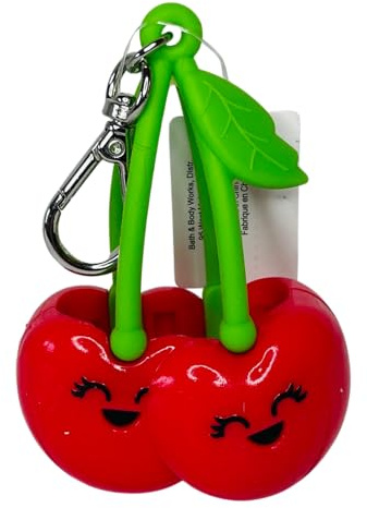 Bath and Body Works Red Hanging Cherries Pocketbac Hand Sanitzer Holder