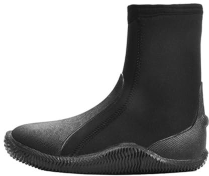 Scarpe da Sub, Stivali da Vela Stivali con Suola Antiscivolo per Adulti Stivali da Immersione in Neoprene Stivali da Acqua Stivali da Acqua per Immersioni Subacquee, Surf,