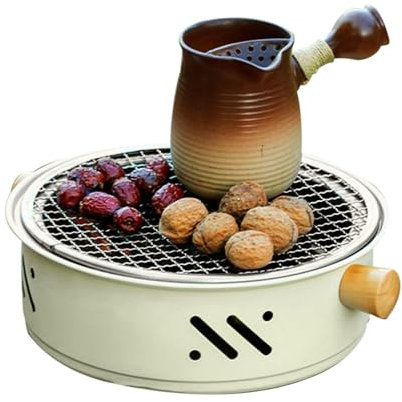 Koreanischer Tischgrill, tragbarer Tischgrill | Tragbarer Elektrogrill Holzkohlegrill, Campinggrill, Antihaft-Campinggrill, koreanische Haushaltsgeräte rauchfrei für