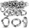 Lot de 60 rondelles à ressort M8 en acier inoxydable A2/V2A Rondelles lisses Rondelles de carrosserie Rondelles à ressort hélicoïdales Taille au choix pour appareils ménagers Appareils mécaniques