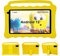 BYYBUO Android Kids Tablet, 7 inch IPS Screen, 2GB RAM 32GB ROM, Education, Tablet for Kids With Protection Case, Parental Control APP (Yellow)