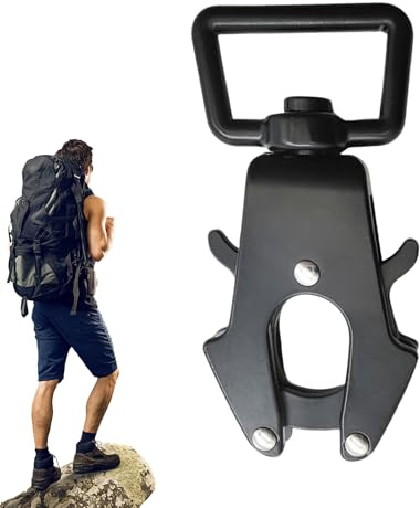 DzpKrka Karabinerhaken für Hundeleine, Frosch-Clip, drehbar, Sicherheitsverschluss – Outdoor-Haustierbedarf, Metallschnalle, Zinklegierung, Hardware für Klettern, Training, Spazierengehen