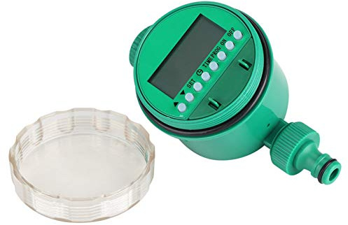 Shipenophy Timer D'irrigation Numérique électrique Automatique Timer Intelligent Fleurs Contrôleur d'eau avec Minuterie Multi Program Écran LCD, pour Pelouse, Serre, Balcon, Jardin