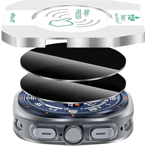 Diruite 2 stycken Lens Cover för Samsung Galaxy Watch Ultra 47mm(2025)