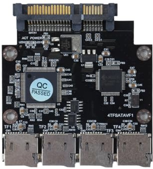 Ausi 4-vägs TF till SATA SSD-seriens SD-minneskortadapter, integrerad industriell bärbar minnesmodul MCA5633