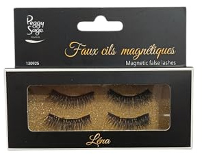 Peggy Sage Ciglia Finte Magnetiche Léna, Seconda Generazione, Doppio Magnete, Applicazione Senza Colla