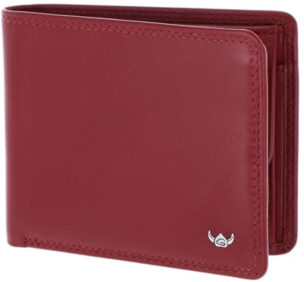 Golden Head Leder Geldbörse Polo RFID Protect Scheintasche 1135 Rot dunkelrot