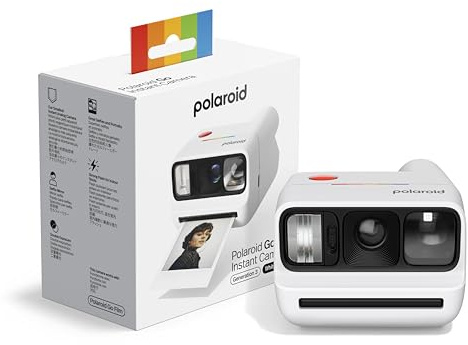 Polaroid Go Generation 3 – Mini Instant Film Kamera – weiß (9191) – nur kompatibel mit Go Film