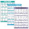 QUICKFIT 3er-Pack – Yoga-Posen + Dehnübungen + Pilates-Matte Arbeitsposter-Set – Set mit 3 Workout-Diagrammen (laminiert, 45,7 x 68,6 cm)