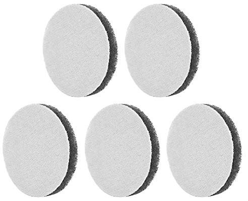 Hyuduo Placa de Disco Autoadhesiva de 5 Piezas de 5 Pulgadas, Estropajo, Disco de Lijado, Kit de Almohadilla para Taladro, Amoladora, Herramientas, Disco de Pulido, Accesorios para Máquina de Pulir