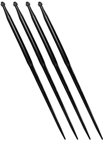 Frontladerzinken | 800 mm | M22 Gewinde | 4 Stück | Großballenzinken | Zinken | Frontladerspieß | Ballenspieß | Schwerlastzinken | Traktor | Schlepper | Ballengabel