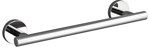 USHOWER Polished Chrome Towel Bar, 12-Inch Hand Towel Holder for Bathroom, SUS304 Stainless Steel, Modern Style