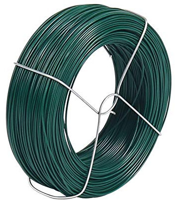 Shintop 100m Garden Wire, Green Gardening Wire for Climbing Plants Ties, Tomatoes Twist Ties Bonsai Wire Plant Support