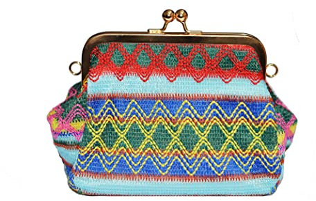 Lin's Liliana Bolso bandolera de paja para mujer, elegante, bolso de noche, respetuoso con el medio ambiente, bolso de playa vintage, tejido a mano, verde