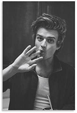 Schauspieler Joe Keery Star Poster Bild Kunstdruck Leinwand Gemälde Schlafzimmer Ästhetik 20 x 30 cm ungerahmt